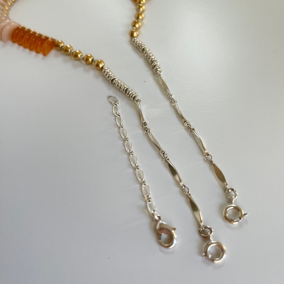 Stella & Dot Mixed Metal and Colored Stones Necklace - Picture 5 of 9